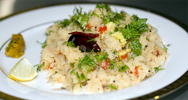 upma - bữa sáng của người Ấn Độ